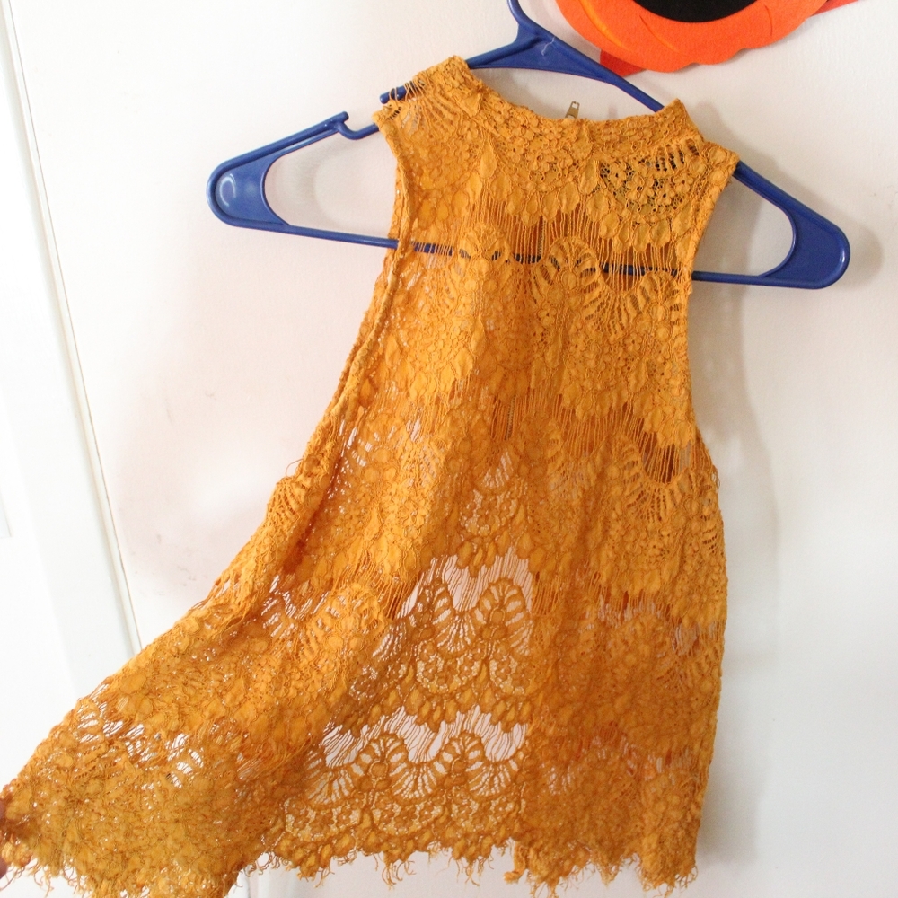 Vintage Design Mustard Yellow Tank Fancy